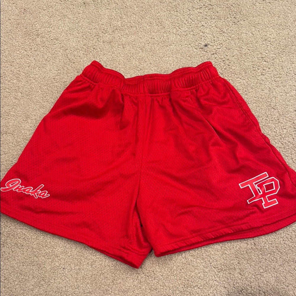 Inaka Power Red Men's Athletic Shorts